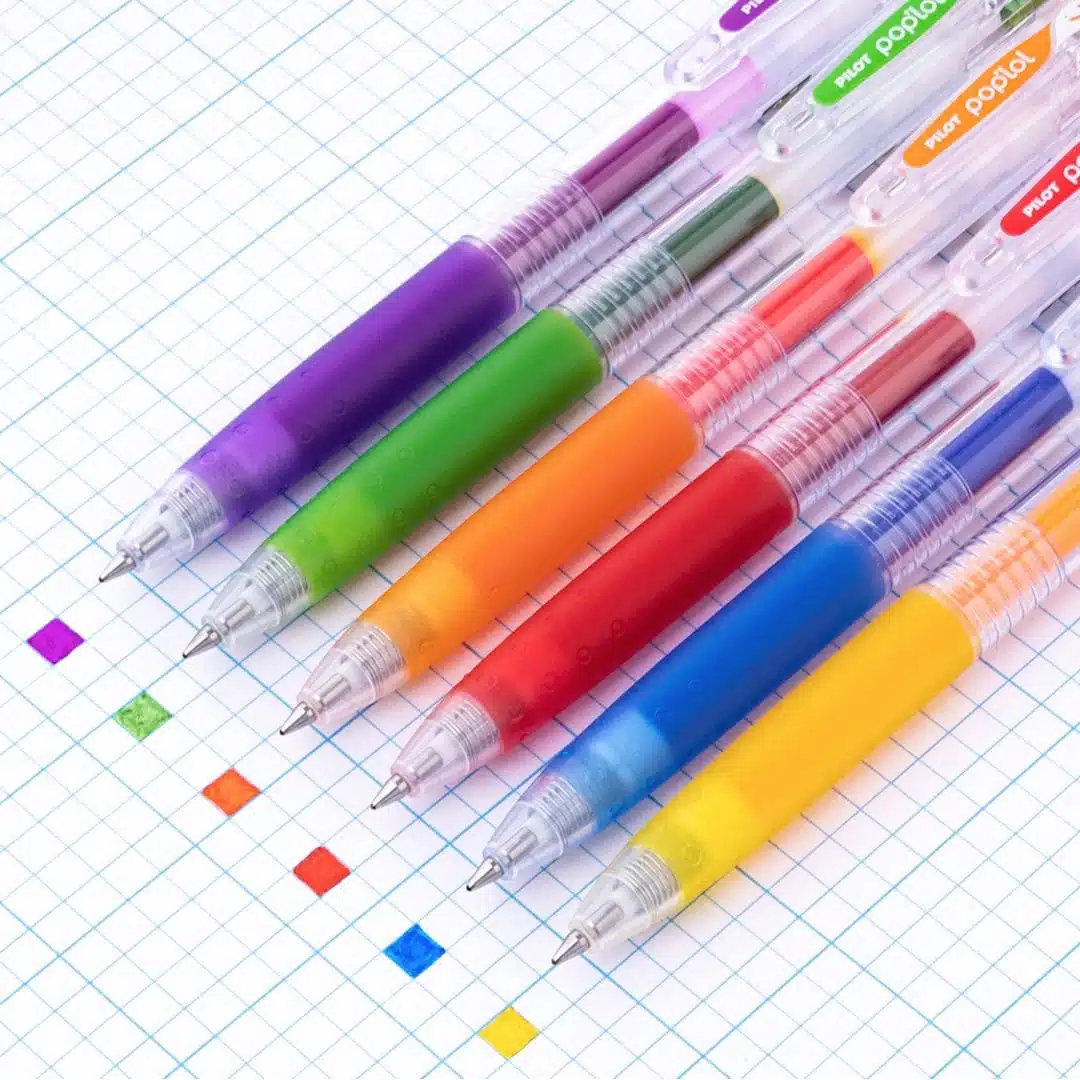Set 6 Lápices Tinta Gel Básicos 0.7mm Pop Lol Lover Pilot - Imagen 3