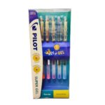 Set 5 Lápices Súper Gel 0.7mm Pilot