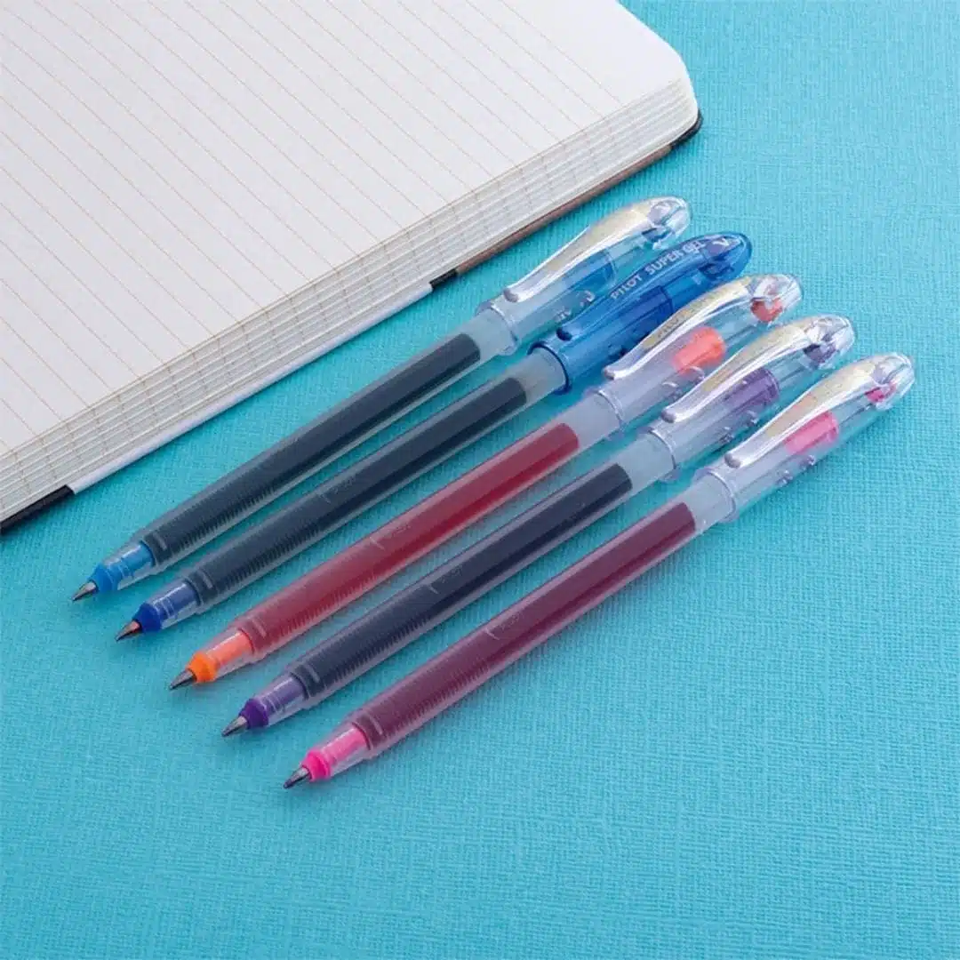 Set 5 Lápices Súper Gel 0.7mm Pilot - Imagen 4