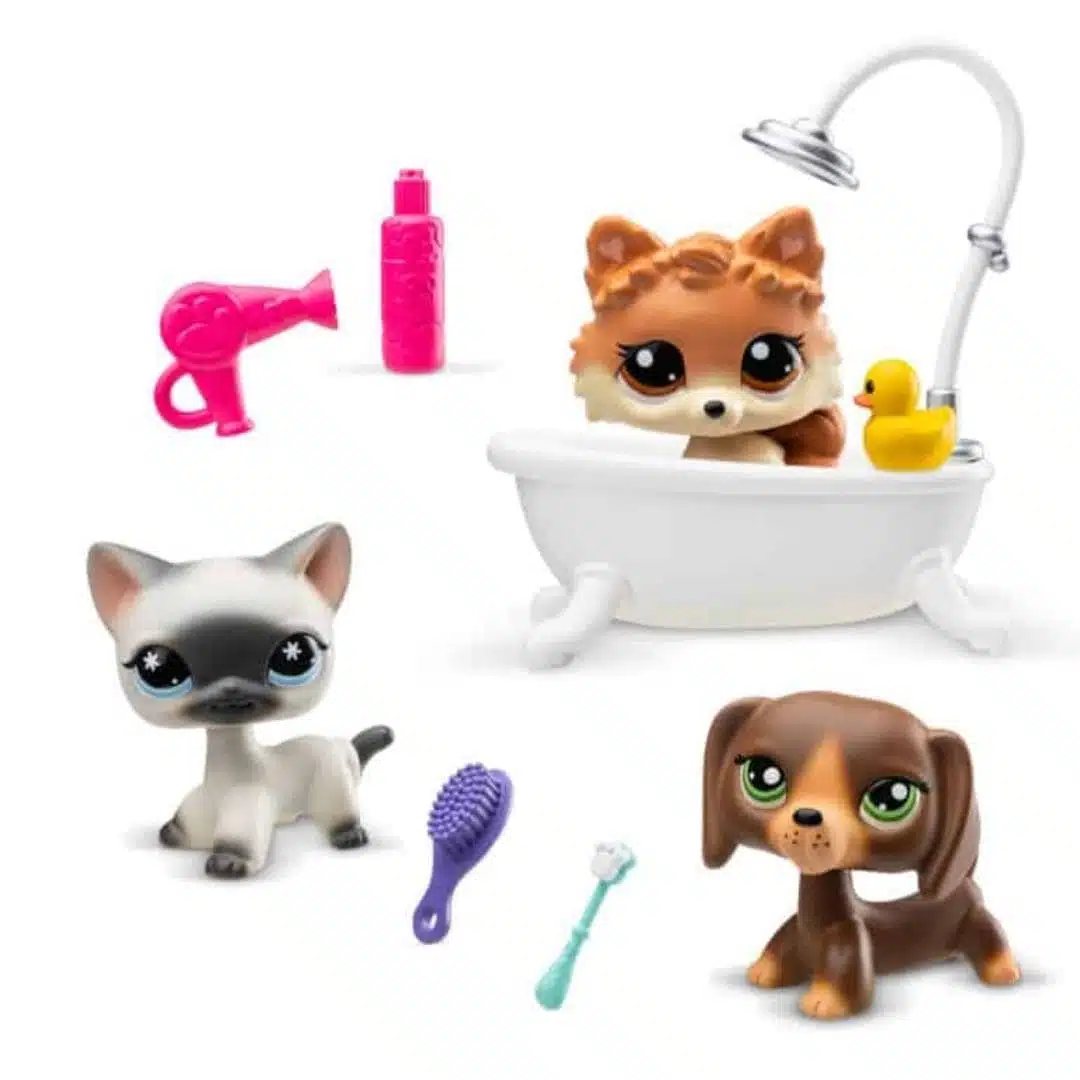 Set 3 Figuras Littlest Pet Shop - Serie 3 Spa de Belleza - Imagen 3