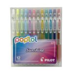 Set 12 Lápices Tinta Gel 0.7mm Pop Lol Colores Sunshine Pilot