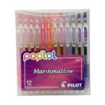 Set 12 Lápices Tinta Gel 0.7mm Pop Lol Colores Marshmallow Pilot