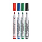 Set 4 Marcadores de Pizarra Punta Bala Stabilo Plan