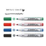 Set 4 Marcadores de Pizarra Punta Bala Stabilo Plan - Imagen 3