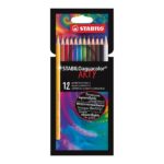 Set de 12 Lápices Acuarelables STABILOaquacolor Arty