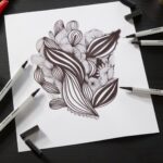 Set 10 Marcadores Creative Tips Arty Negros y Grises Stabilo - Imagen 5