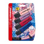 Set 4 Destacadores Stabilo Boss Original NatureColors Wildflower Edition