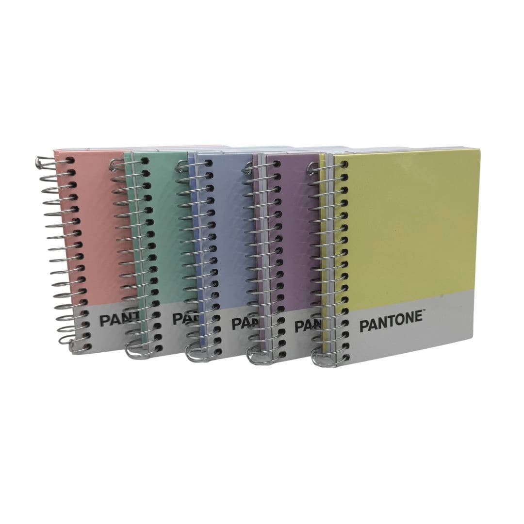 7804687320610 (1) Cuaderno Mini Pocket 100 Hojas Cuadriculadas 5mm Pastel Pantone (Elige Color) - Imagen 1