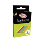 Set 12 Tizas Colores Surtidos Adix
