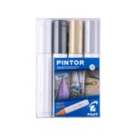 Set Pintor 4 Marcadores Glam Punta Media Pilot
