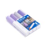 Set Pintor 4 Marcadores Violeta Punta Media Pilot - Imagen 4