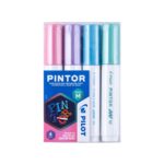 Set Pintor 4 Marcadores Metalizados Punta Media Pilot