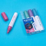 Set Pintor 4 Marcadores Metalizados Punta Media Pilot - Imagen 3