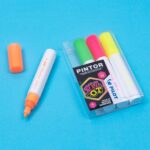 Set Pintor 4 Marcadores Neón Punta Media Pilot - Imagen 3