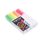 Set Pintor 4 Marcadores Neón Punta Media Pilot - Imagen 4