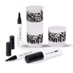 Set Pintor 4 Puntas Negro Extra Fina, Fina, Media y Biselada Pilot - Imagen 4