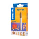 Set Pintor 4 Puntas Dorado Extra Fina, Fina, Media y Biselada Pilot