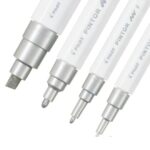 Set Pintor 4 Puntas Plateado Extra Fina, Fina, Media y Biselada Pilot - Imagen 2