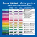 Set Pintor 4 Marcadores Violeta Punta Media Pilot - Imagen 5