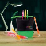 Set 6 Lápices Tinta Gel Neón 0.7mm Pop Lol + Estuche Verde Pilot - Imagen 3