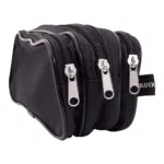 Estuche Escolar Triple Cierre Negro Adix - Imagen 3