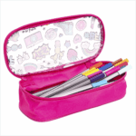 Estuche Escolar Be Happy Rosado Adix - Imagen 2
