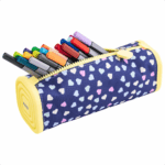 Estuche Escolar Rectangular Amarillo Adix - Imagen 2