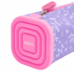 Estuche Escolar Rectangular Rosado Adix - Imagen 2