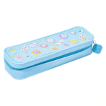 Estuche Escolar Celeste Kawaii Adix - Imagen 4