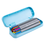 Estuche Escolar Celeste Kawaii Adix - Imagen 3