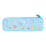 Estuche Escolar Celeste Kawaii Adix