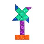 Set 32 Piezas Geométricas Magnéticas 3D Mag-Friend Dactic - Imagen 3