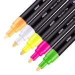 Set 5 Marcadores Tiza Fluorescentes Adix - Imagen 3