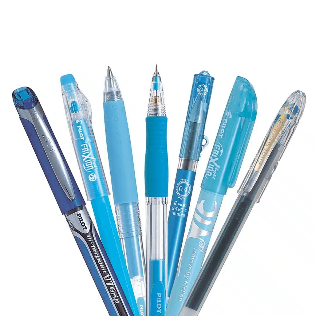Set 7 Lápices Surtidos Colores Celeste Pilot - Imagen 2