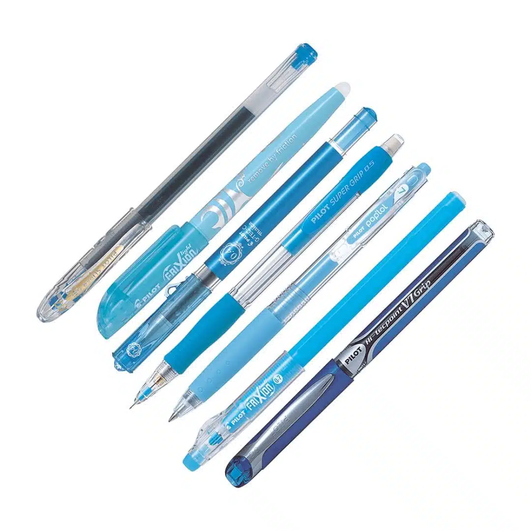 Set 7 Lápices Surtidos Colores Celeste Pilot - Imagen 3