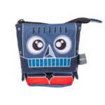 Estuche Escolar Retráctil Robot Gris Adix