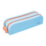 Estuche Escolar Doble Cierre Celeste Adix