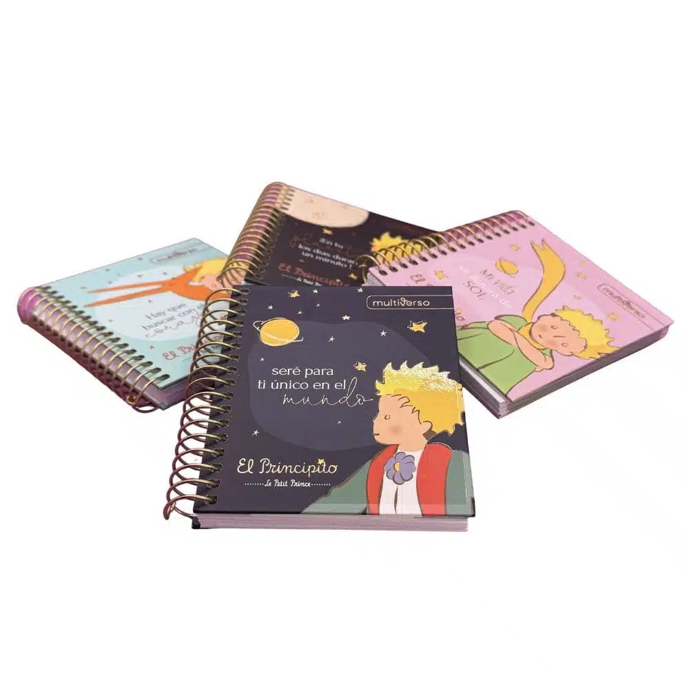 Cuaderno Mini Pocket 100 Hojas Cuadriculadas 5mm El Principito Multiverso (Elige Diseño) - Imagen 3