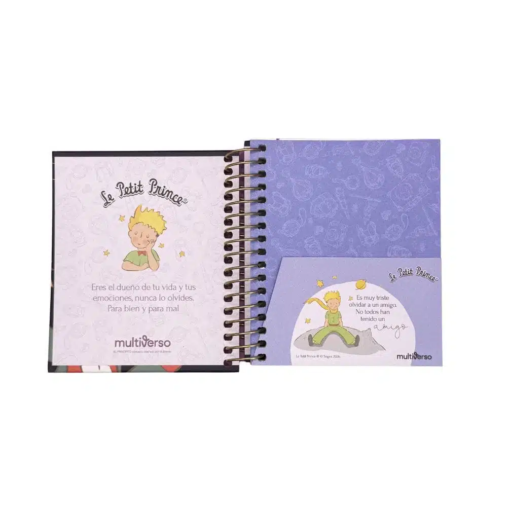 Cuaderno Mini Pocket 100 Hojas Cuadriculadas 5mm El Principito Multiverso (Elige Diseño) - Imagen 6