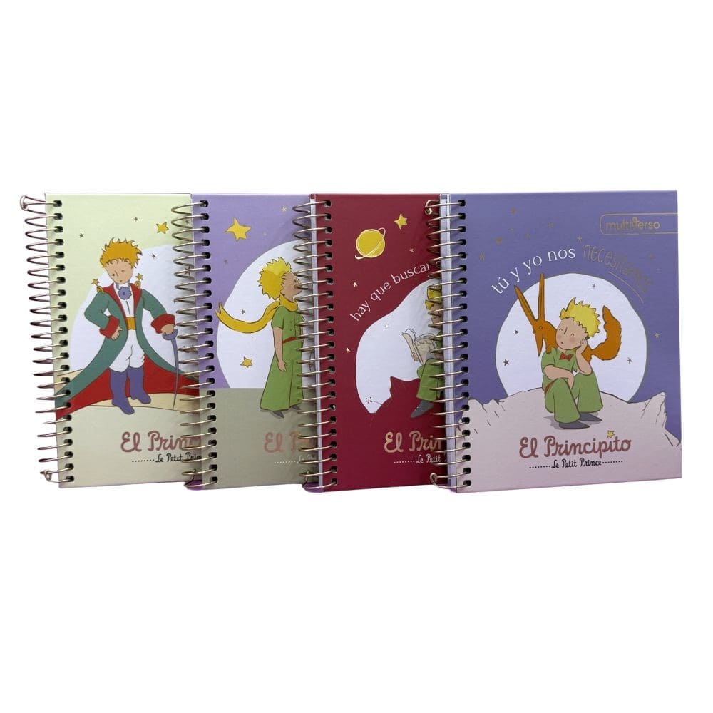 7804687320665 (1) Cuaderno Pocket 100 Hojas Cuadriculadas 5mm El Principito Multiverso (Elige Diseño) - Imagen 1