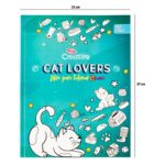 Libro para Colorear Kawaii 50 Páginas Cat Lovers Adix Creative - Imagen 3