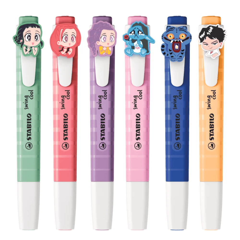 4006381633567 (1) Set 10 Destacadores Stabilo Swing Cool K-Pop Demon Hunters - Imagen 1